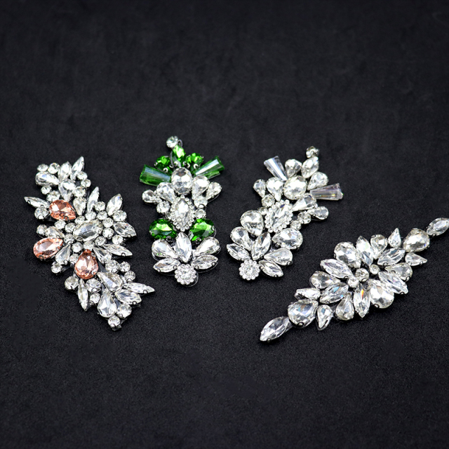 Crystal Iron On Patches for Garment Decor Custom