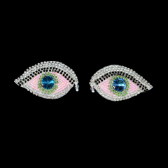 Evil Eye Diamond Beaded Iron On Patches Wholesale