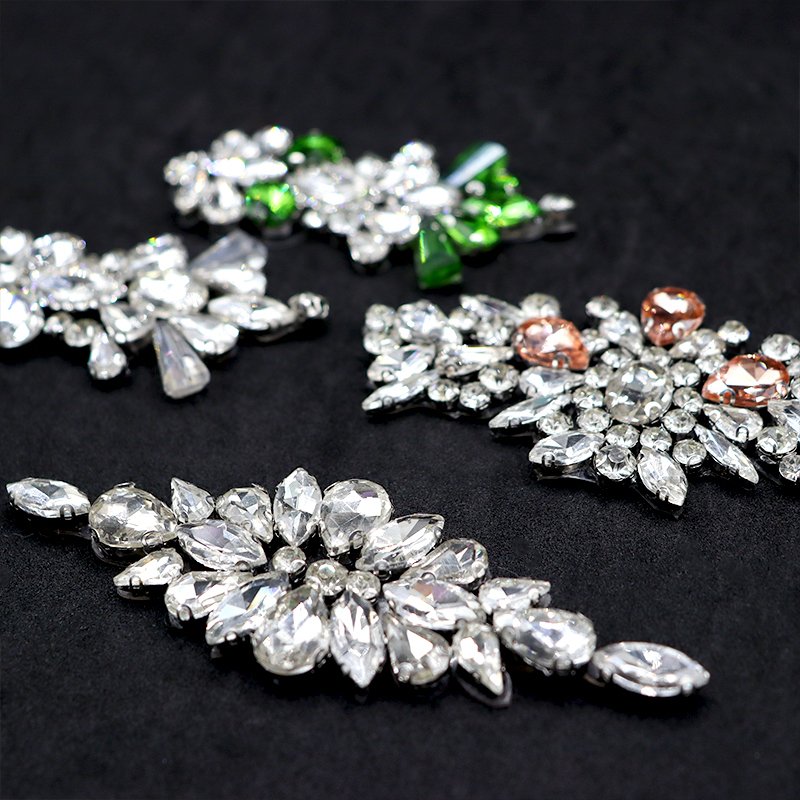 Crystal Iron On Patches for Garment Decor Custom