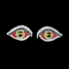 Evil Eye Diamond Beaded Iron On Patches Wholesale