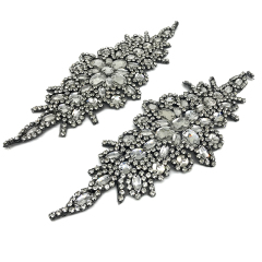 Multi Color Resin Diamond Applique for Wedding Dress Supplier