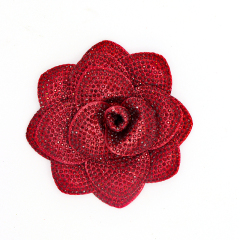 8.5cm Bling Rose Flower Crystal Patch Appliques for Clothing Decor Exporter