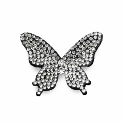 3D Small Butterfly Rhinestone Applique Patches for Clothes Supplier