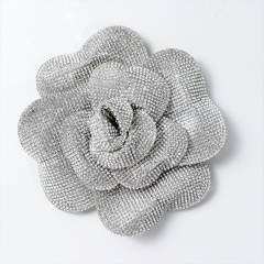 14cm 3D Rose Flower Diamond Applique Patches Manufacturer
