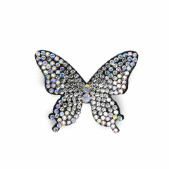 3D Small Butterfly Rhinestone Applique Patches for Clothes Supplier