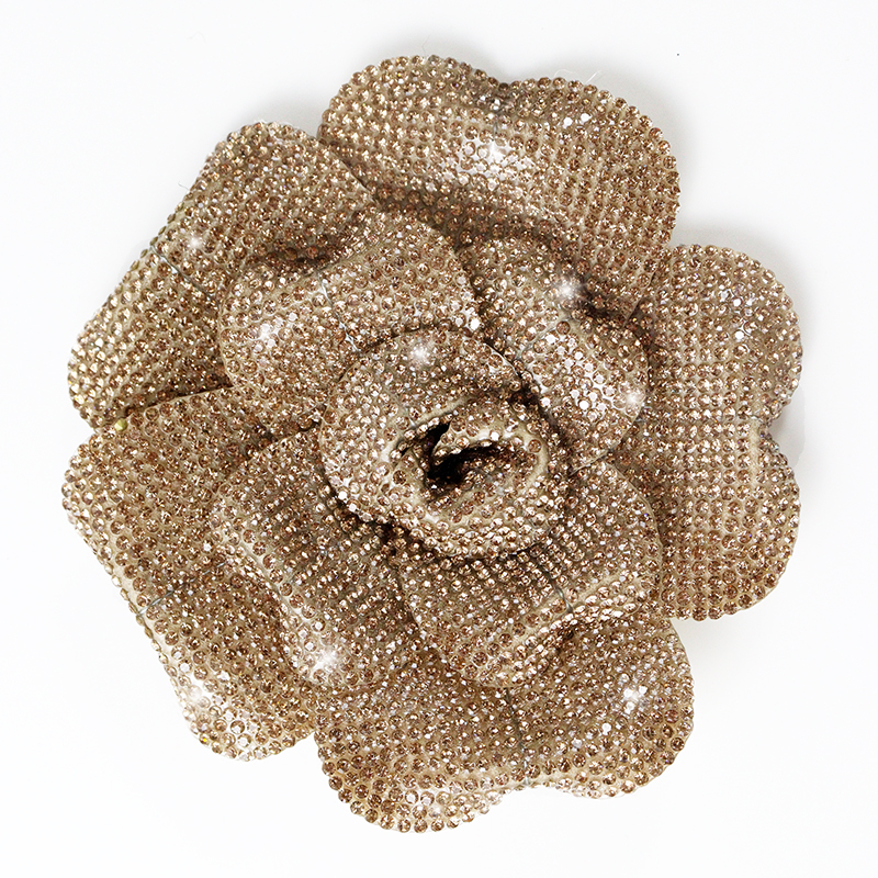 14cm 3D Rose Flower Diamond Applique Patches Manufacturer