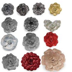 6cm 3D Color Matching Rose Floral Crystal Patches Manufacturer