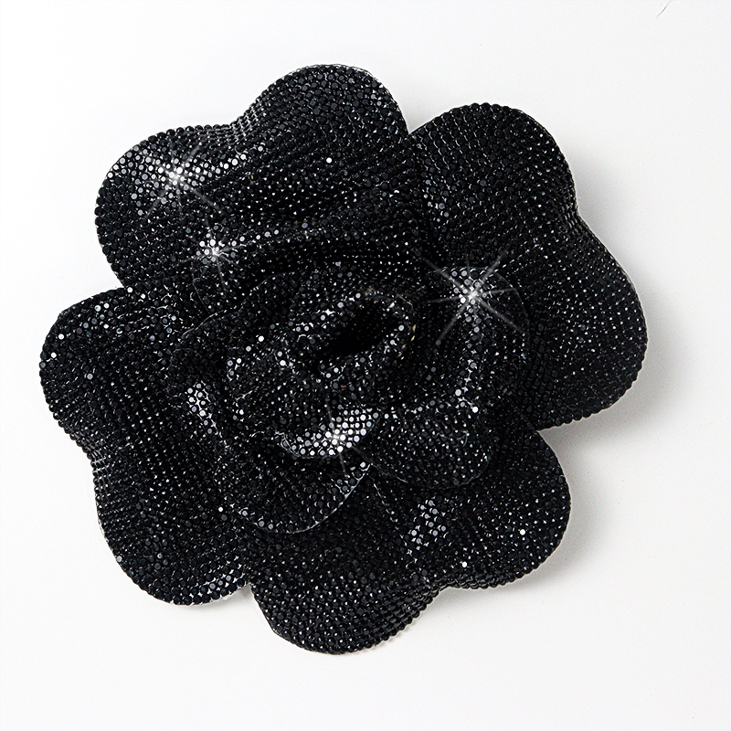 14cm 3D Rose Flower Diamond Applique Patches Manufacturer