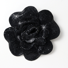 14cm 3D Rose Flower Diamond Applique Patches Manufacturer