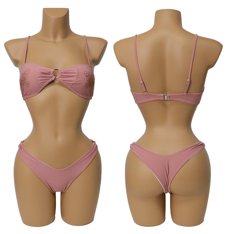 Blink Hotfix Crystal Butterfly Bikini Pole Dance Clothes Factory