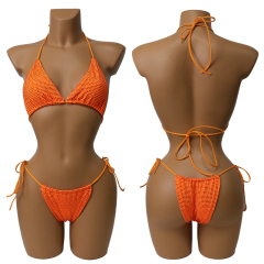 Multi Color Crystal Bikini Exotic Dancer Clothing Wholesale