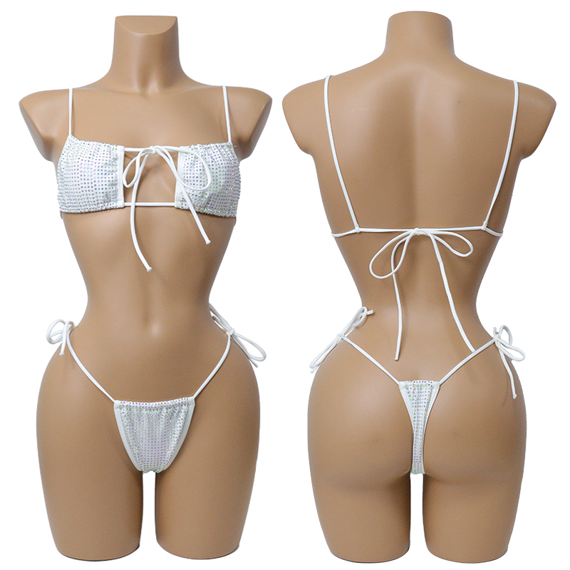 Blink Crystal Bathing Suit for Stripper Outfits Custom