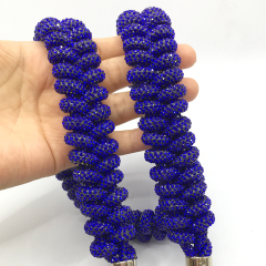 Handmade Weaving Diamond Strap for Shoulder Bag Decor Exporter