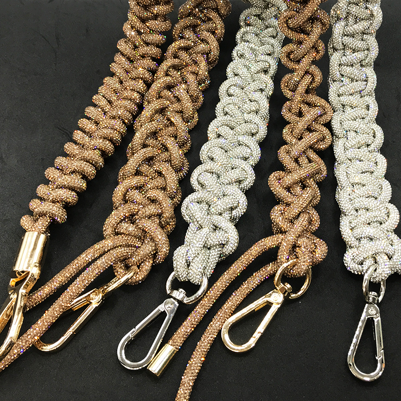 Creative Bag Decor Handmade Weaving Rhinestone String Factory