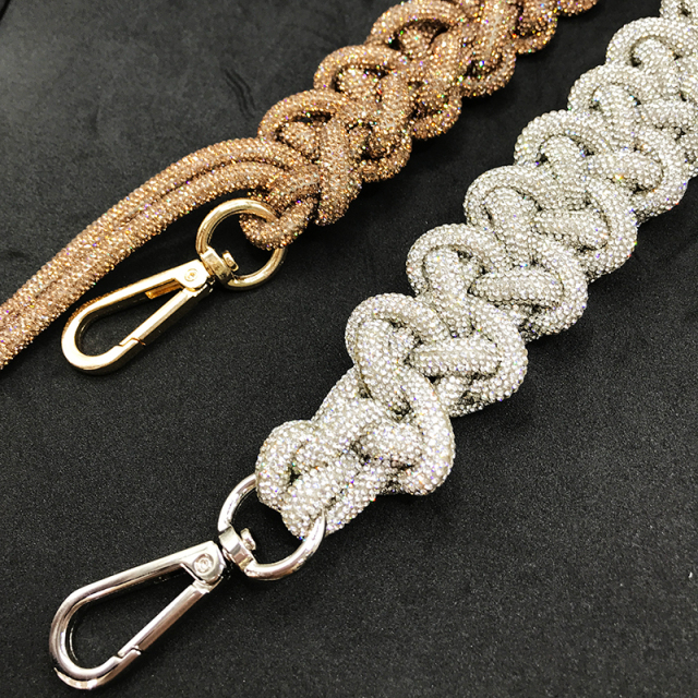 Creative Bag Decor Handmade Weaving Rhinestone String Factory