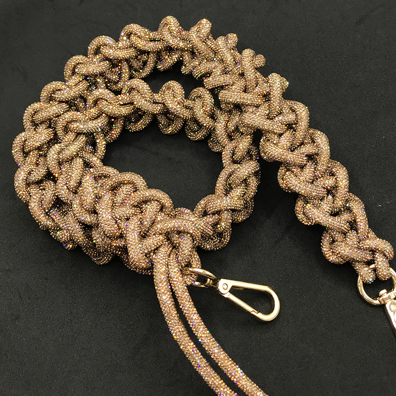 Creative Bag Decor Handmade Weaving Rhinestone String Factory
