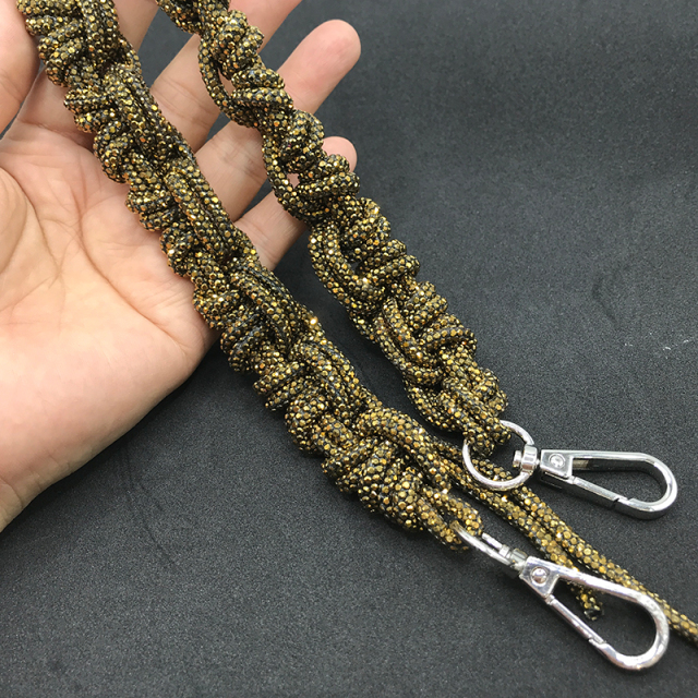 Creative Bag Decor Handmade Weaving Rhinestone String Factory
