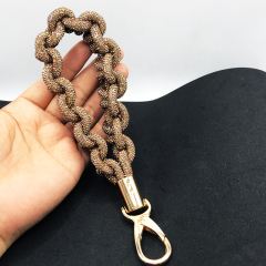 Weaving Crystal Rope for Phone Keychain Bag Decor Custom