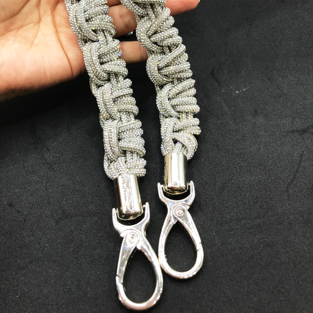 Weaving Crystal Rope for Phone Keychain Bag Decor Custom