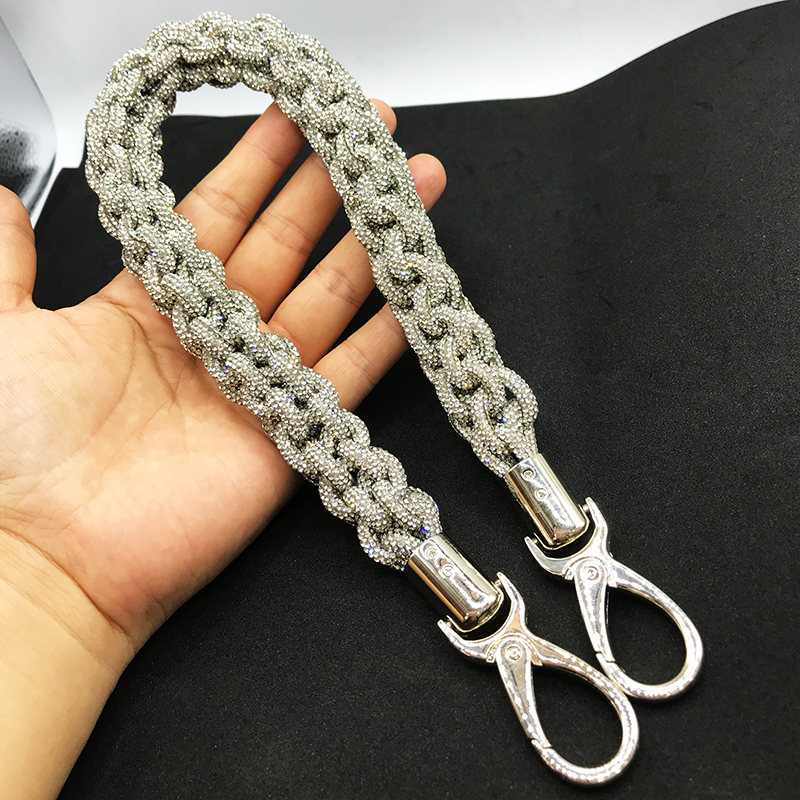 Weaving Crystal Rope for Phone Keychain Bag Decor Custom