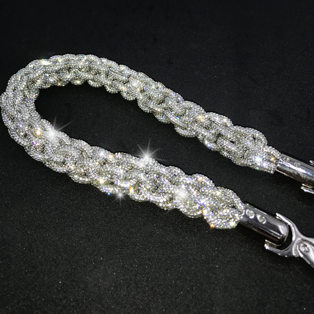 Weaving Crystal Rope for Phone Keychain Bag Decor Custom