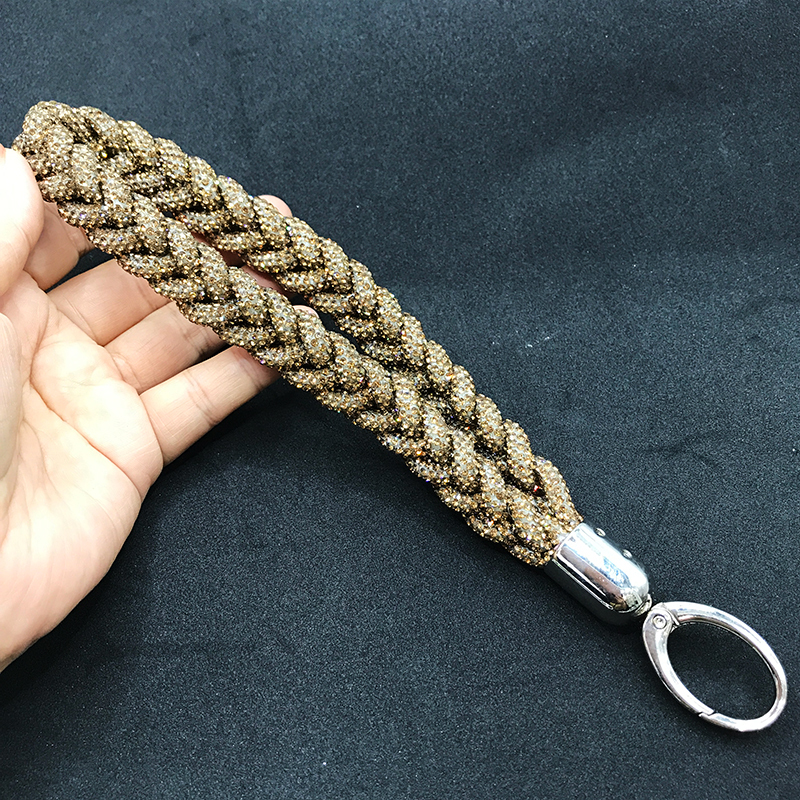Weaving Crystal Rope for Phone Keychain Bag Decor Custom