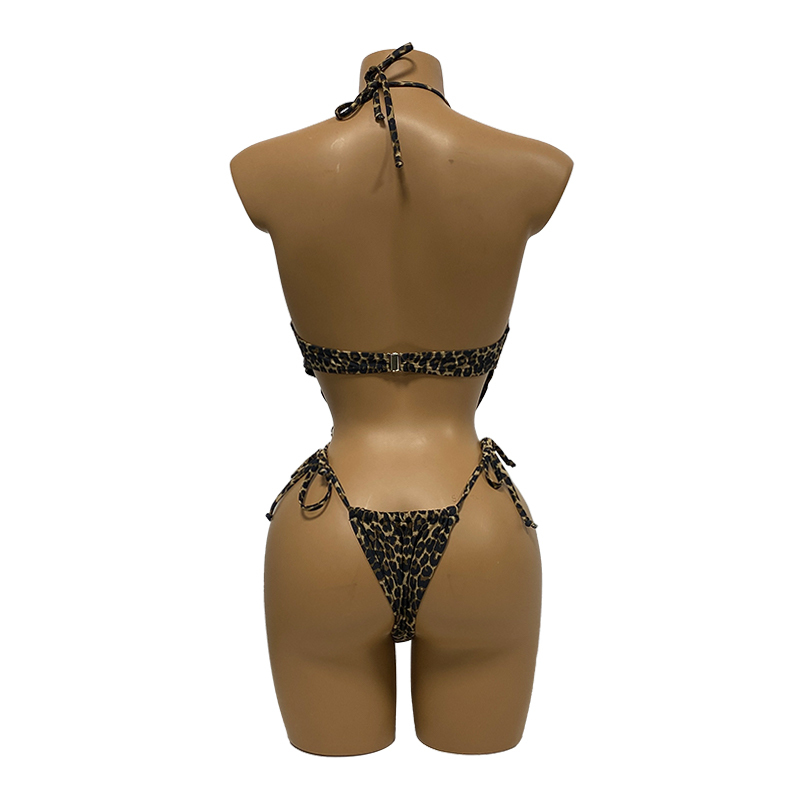 Leopard Print Swimming Costume Swimwear Factory
