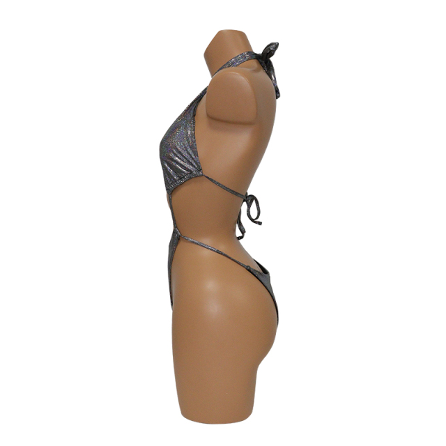 Bling Bling Black Diamond Swimsuit Stripper Club Wear Exporter