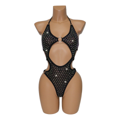 Blinged Out Crystal Polewear Bathing Suits Wholesale