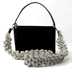 Handmade Bling Rhinestone Shoulder Handbag Straps Supplier