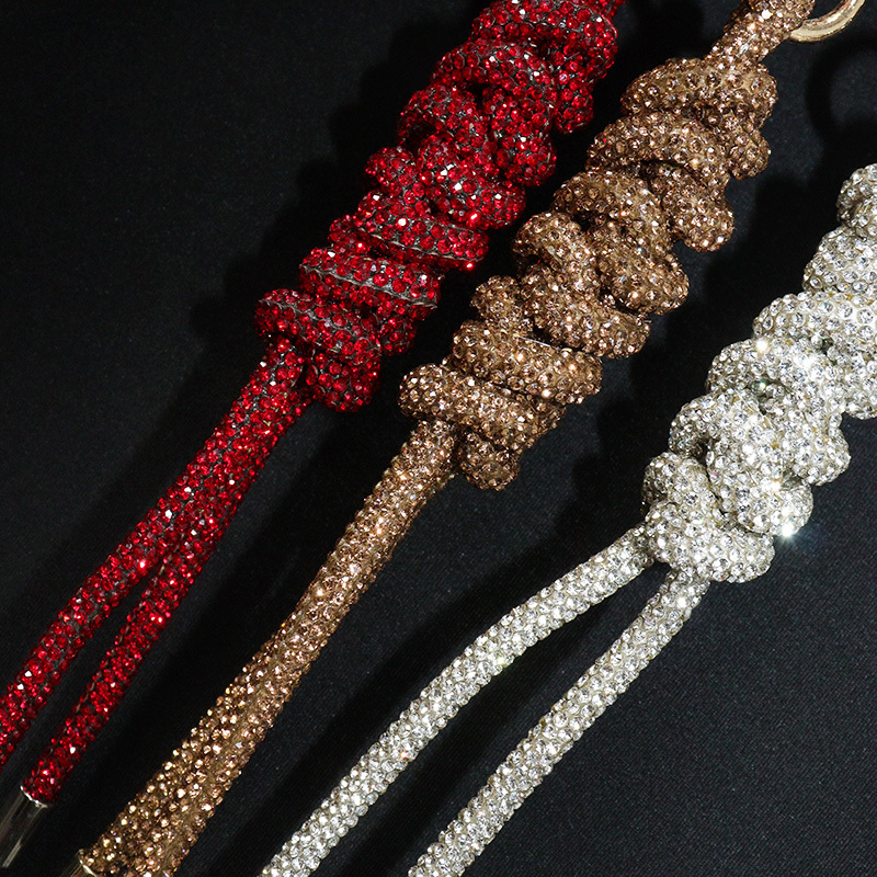 Sparkly Handmade Rhinestone Key Chain Holder Custom