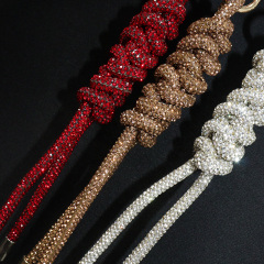 Sparkly Handmade Rhinestone Key Chain Holder Custom