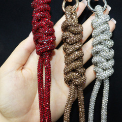 Sparkly Handmade Rhinestone Key Chain Holder Custom