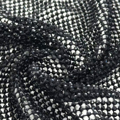 SS8 Multi Color Mesh Fabric with Crystals Manufacturer