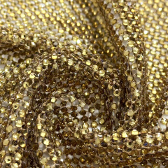 SS8 Multi Color Mesh Fabric with Crystals Manufacturer