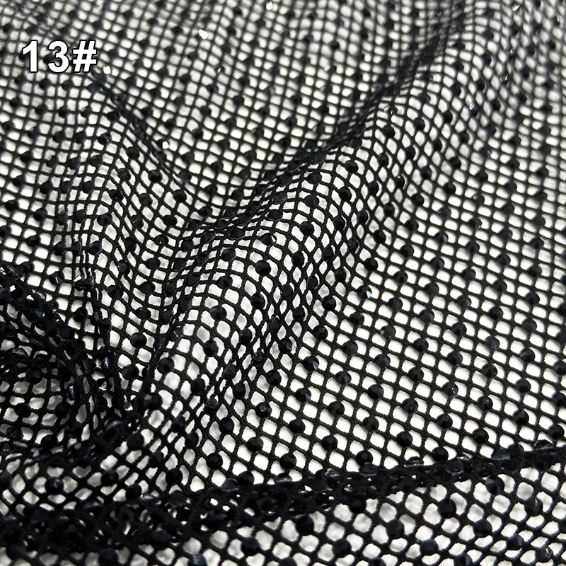 SS10 Stretchy Crystal Net Fabric Custom