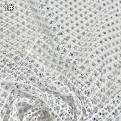 SS10 Stretchy Crystal Net Fabric Custom