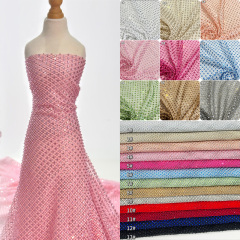 SS10 Stretchy Crystal Net Fabric Custom