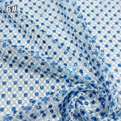 SS10 Stretchy Crystal Net Fabric Custom