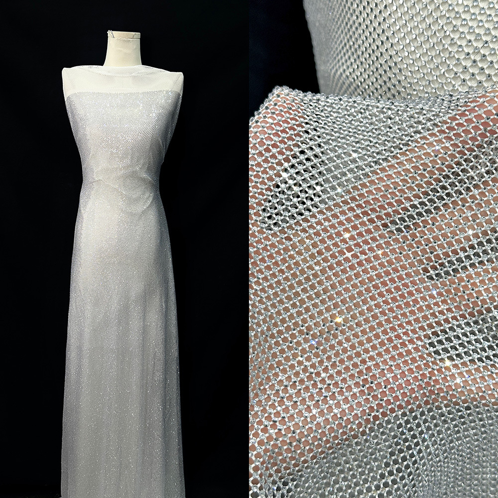 SS6 Elastic Diamond Mesh Fabric Factory