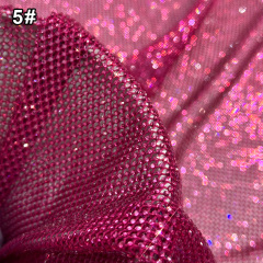 SS6 Elastic Diamond Mesh Fabric Factory