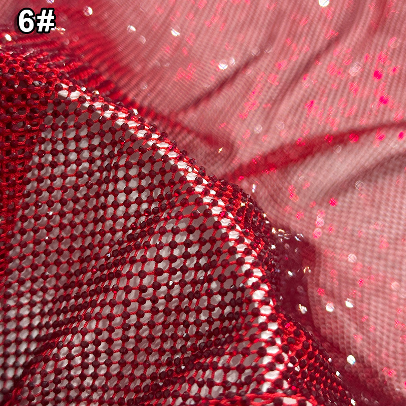 SS6 Elastic Diamond Mesh Fabric Factory