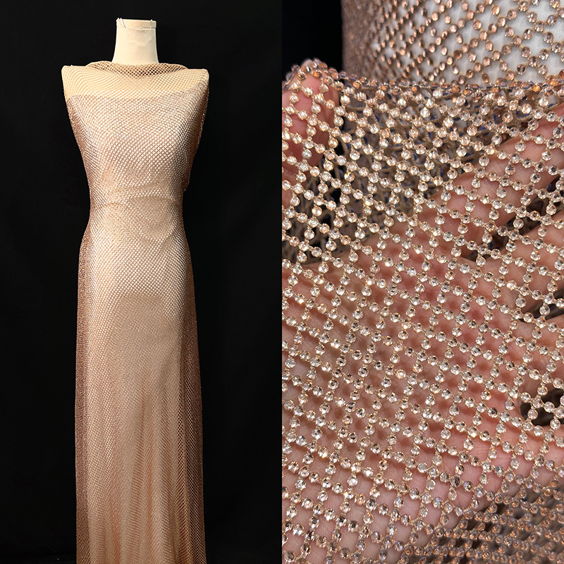 SS10 Hotfix Full Diamond Mesh Material Wholesale