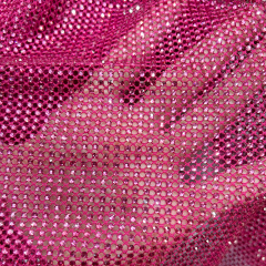 SS10 Bling Hotfix Rhinestone Mesh Fabric Supplier