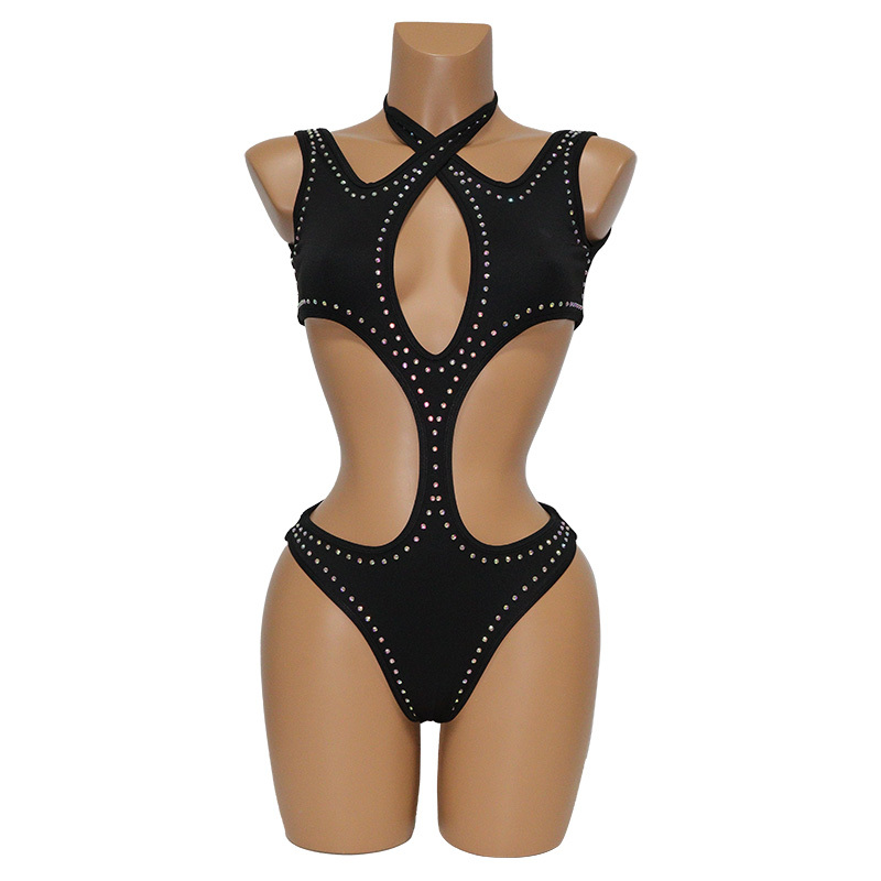 Sexy Diamond One Piece Swimsuit for Women's Exotic Dancewear Manufacturer