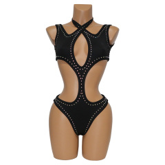 Sexy Diamond One Piece Swimsuit for Women's Exotic Dancewear Manufacturer