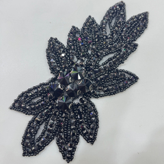 14.5*8.7cm Colorful Floral Shaped Applique for Wedding Dress Exporter