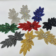 14.5*8.7cm Colorful Floral Shaped Applique for Wedding Dress Exporter