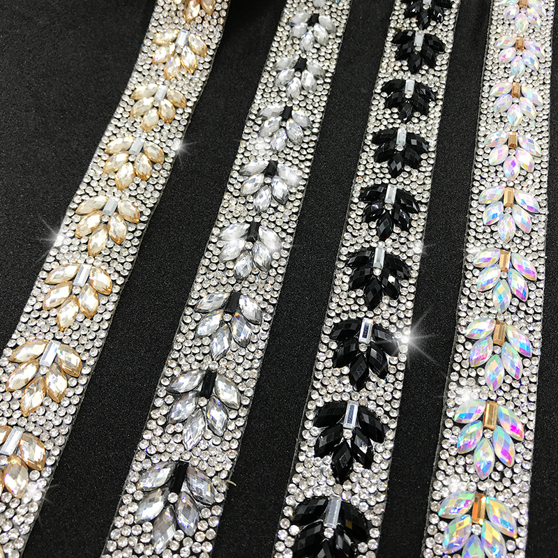 Sparkling Pearl Rhinestone Trim for Dresses Supplier