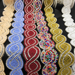 Bling Beaded Rhinestone Ribbon Trim Wholesale